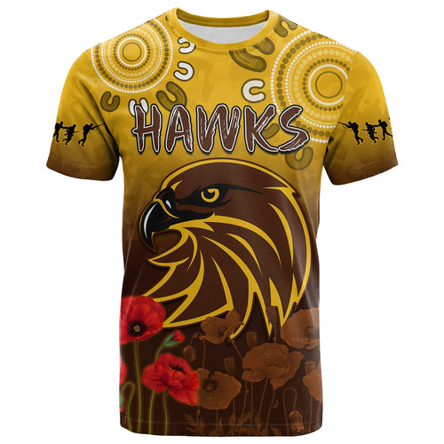 custom-text-and-number-hawks-anzac-2022-t-shirt-hawthorn-football-aboriginal-poppy