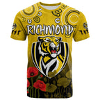 custom-text-and-number-richmond-anzac-2022-t-shirt-tigers-aboriginal-poppy
