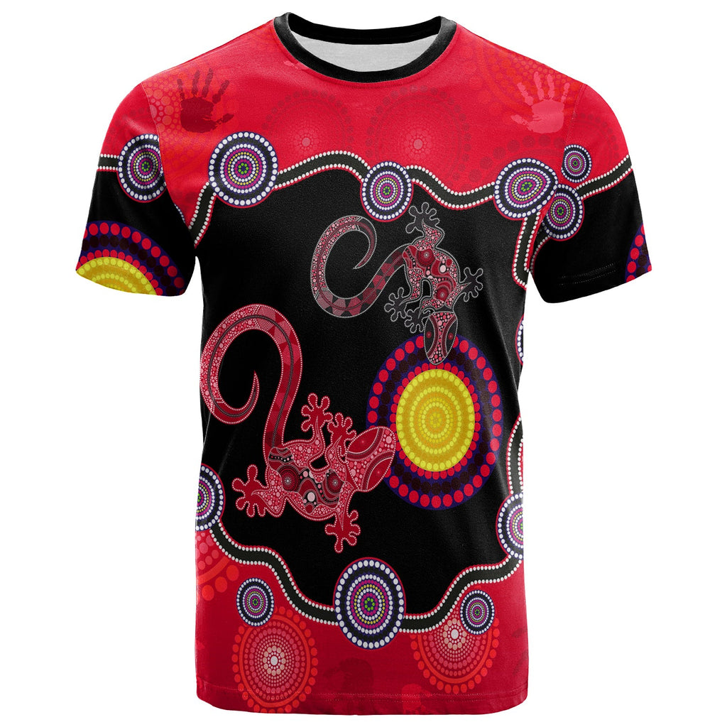 aboriginal-lizard-t-shirt-attracted-australia-version-red