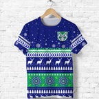 custom-personalised-warriors-t-shirt-merry-christmas-new-zealand