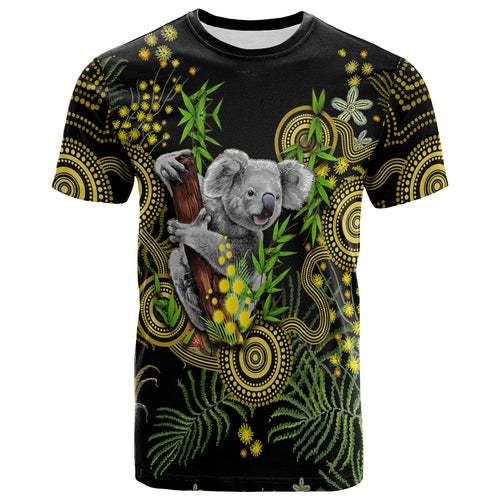 custom-personalised-golden-wattle-t-shirt-australia-acacia-pycnantha-mix-aboriginal