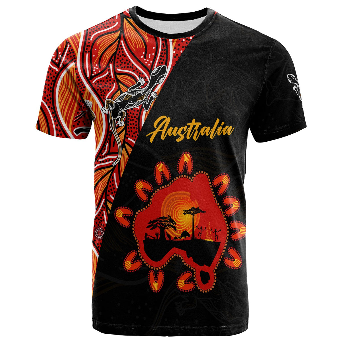 australia-map-t-shirt-aussie-kangaroo-aboriginal