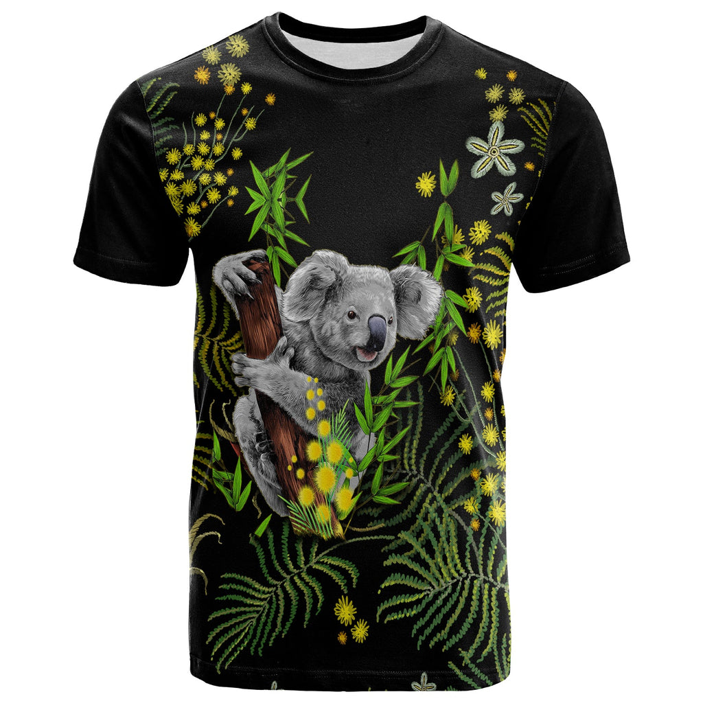 golden-wattle-t-shirt-koala-australia-acacia-pycnantha-version-simple