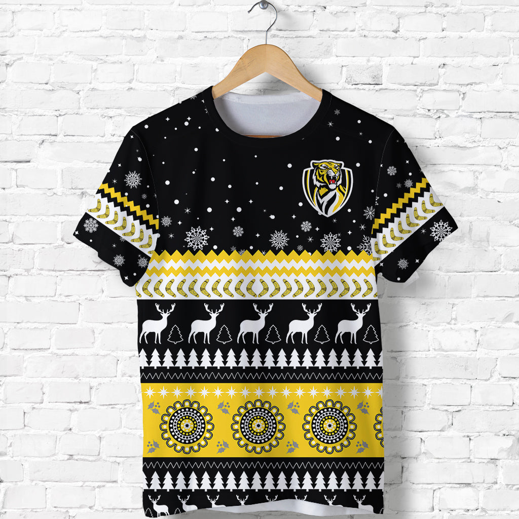 custom-personalised-tigers-christmas-t-shirt-indigenous-richmond-football