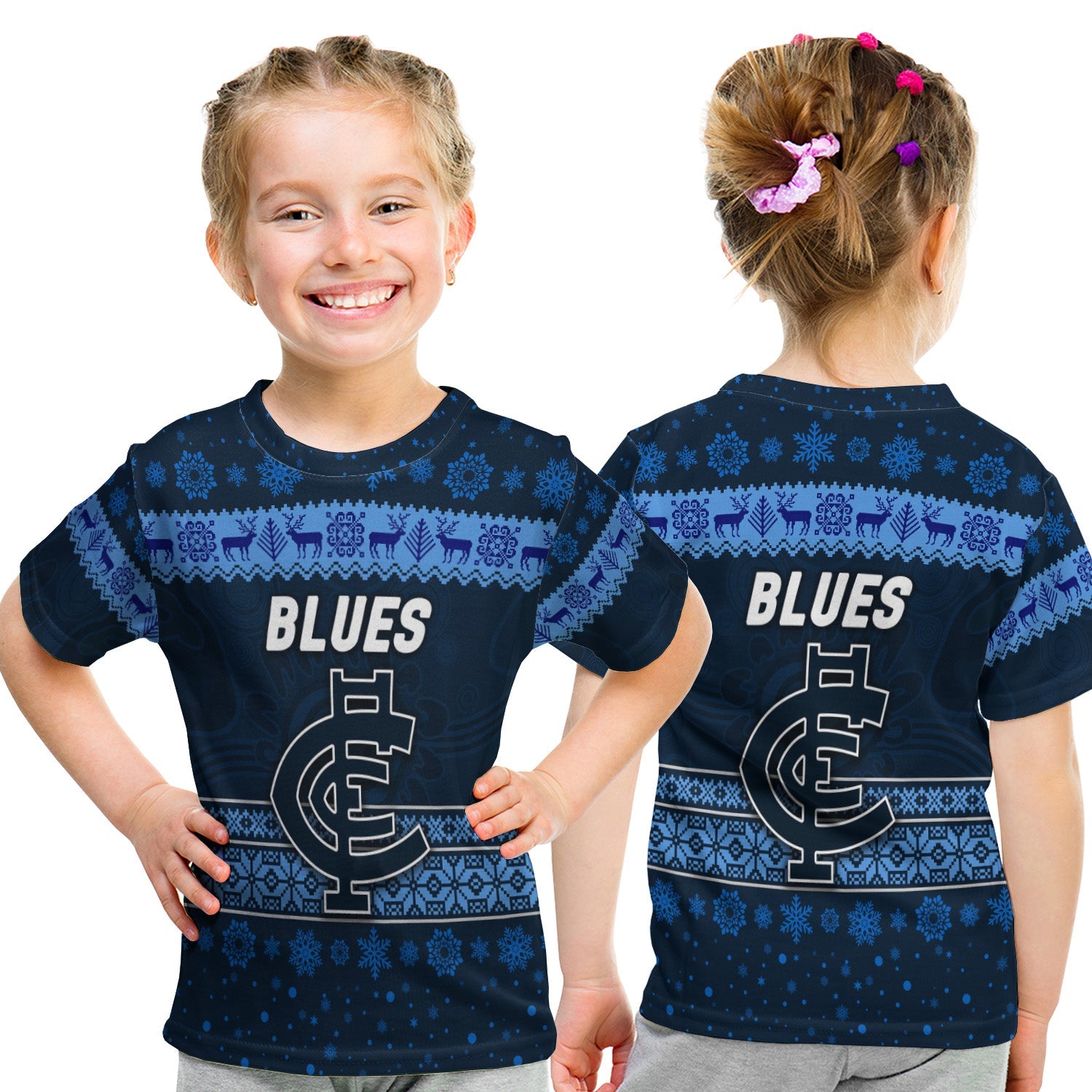 carlton-blues-t-shirt-kid-christmas-simple-style
