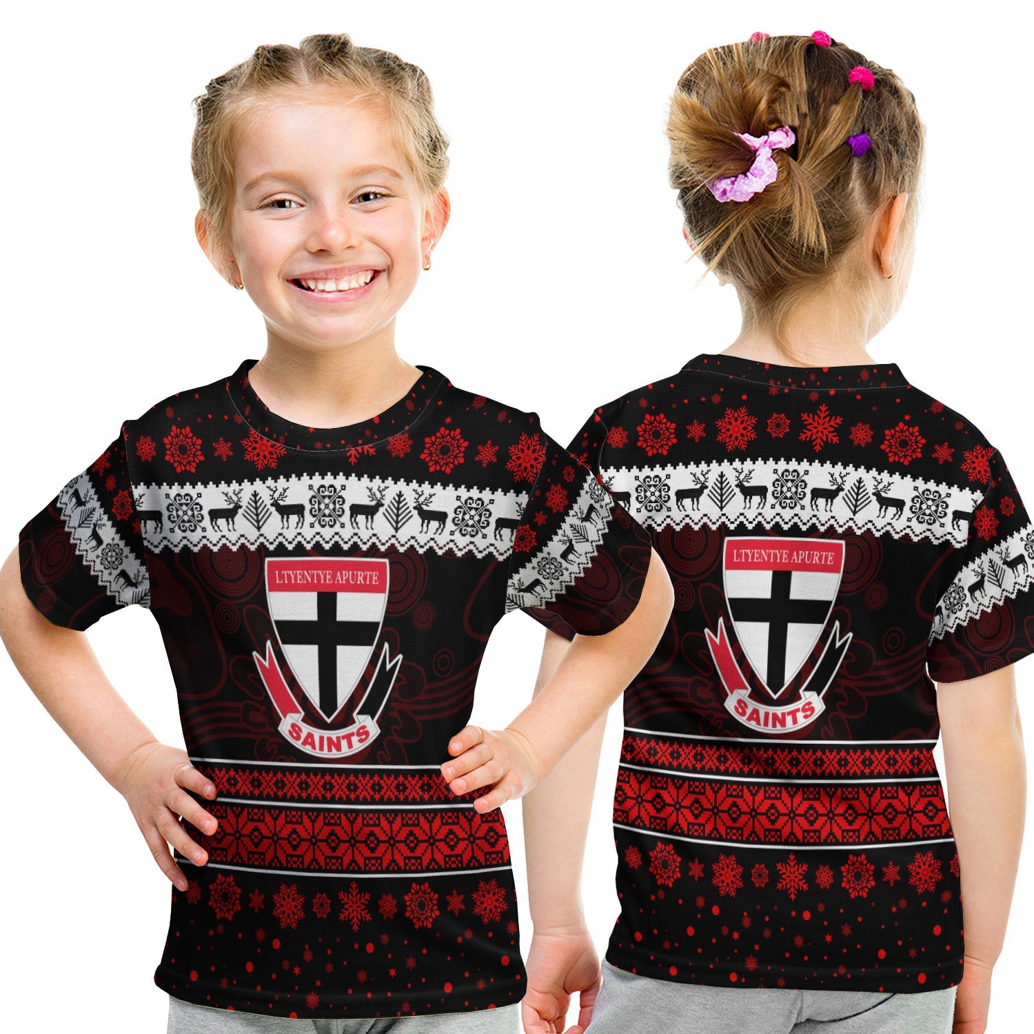 ltyentye-apurte-saints-football-club-t-shirt-kid-christmas-simple-style