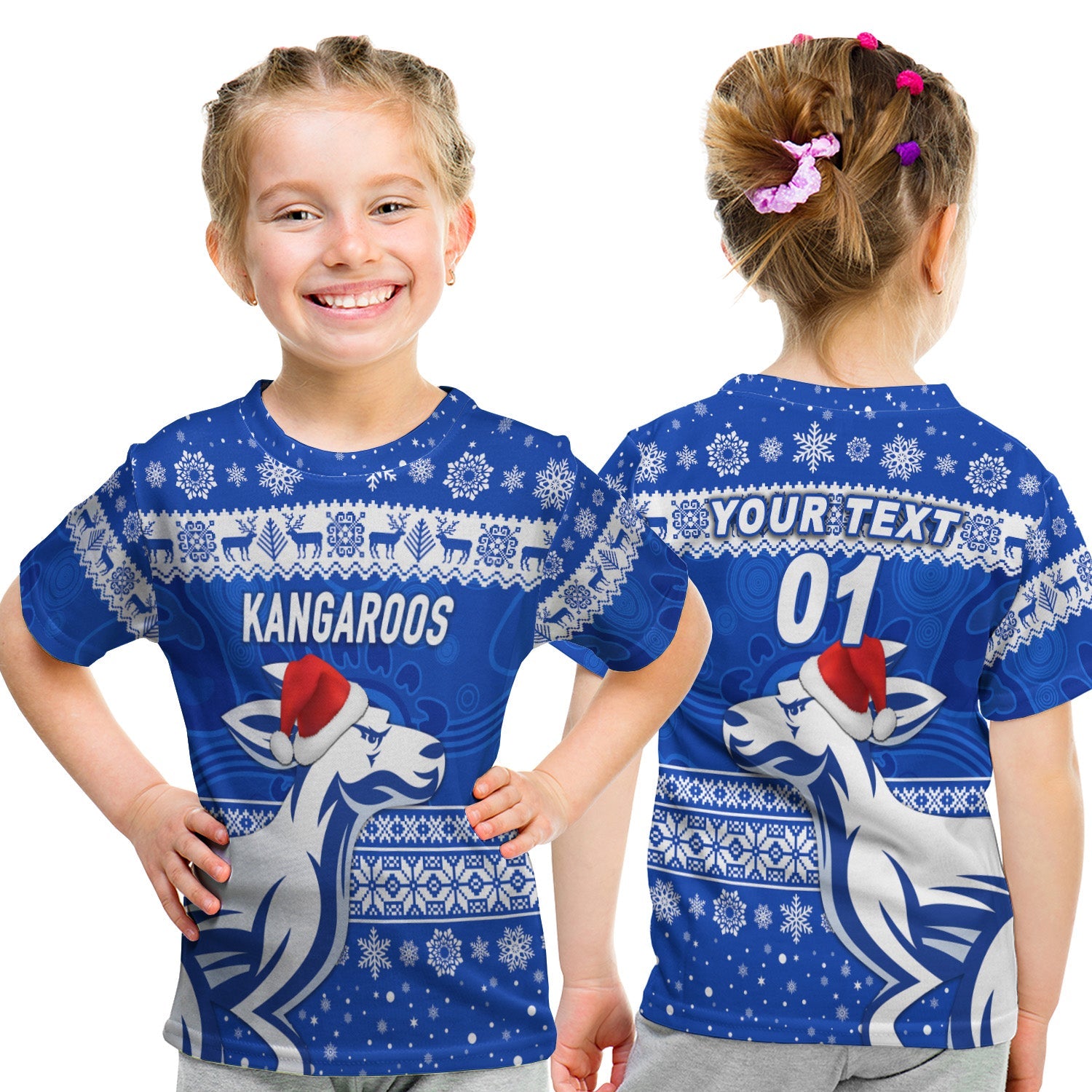 custom-personalised-north-melbourne-kangaroos-t-shirt-kid-christmas-simple-style