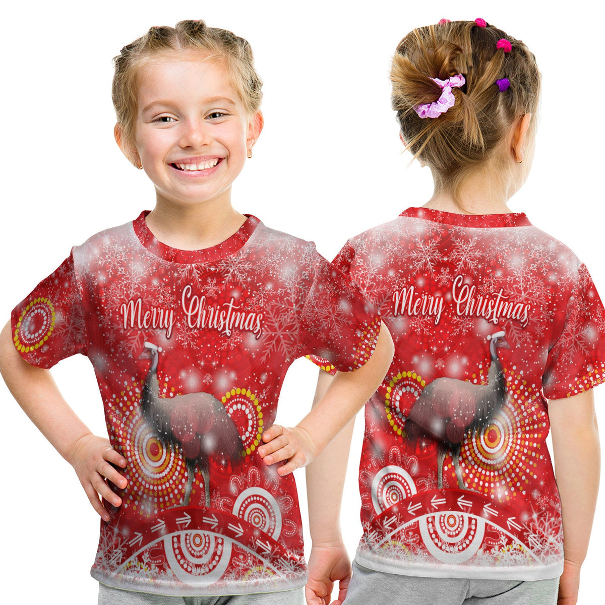 australian-emu-christmas-t-shirt-kid-original-style-red