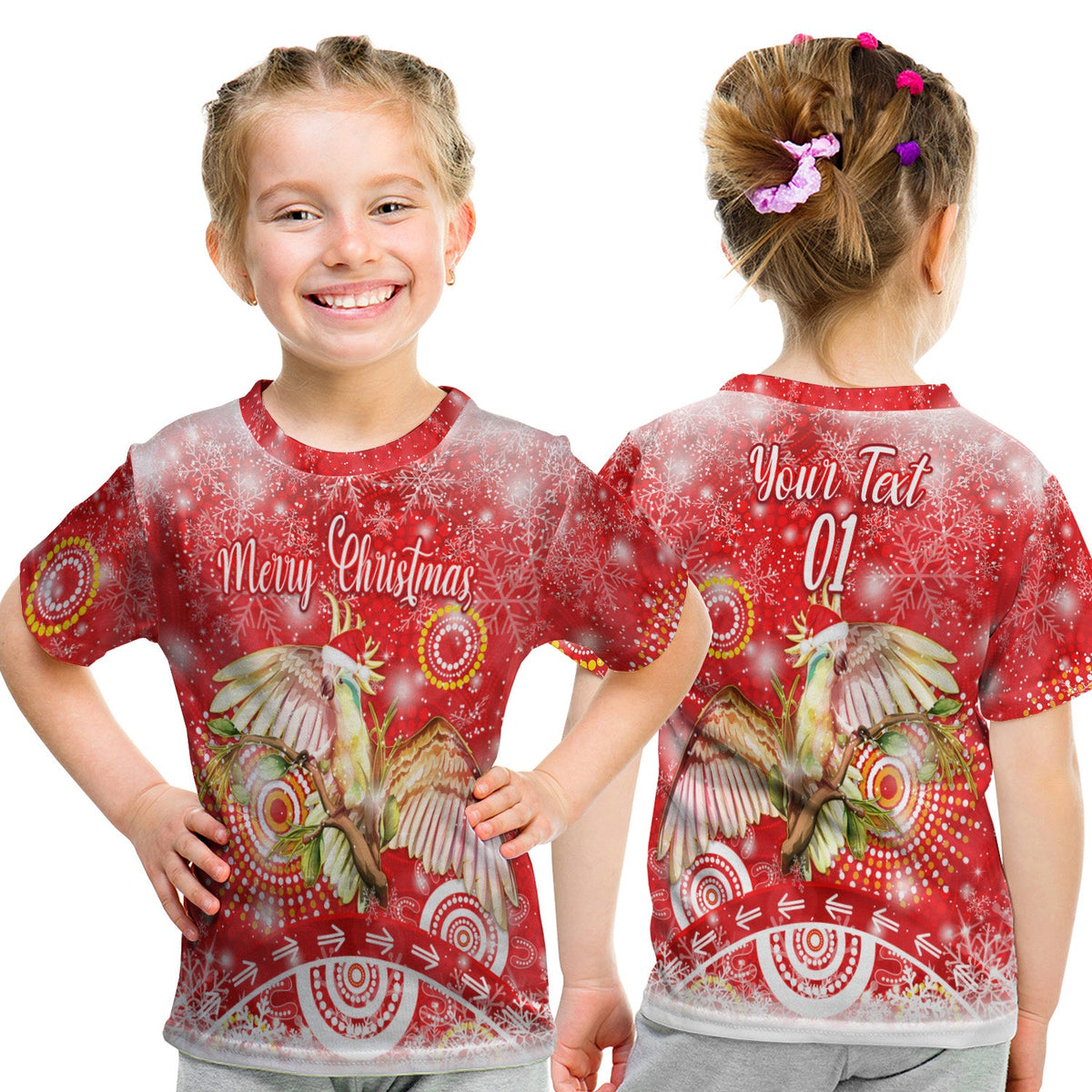 custom-personalised-australia-cockatoo-christmas-t-shirt-kid-original-style-red