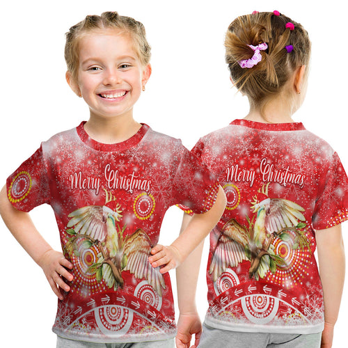 australia-cockatoo-christmas-t-shirt-kid-original-style-red