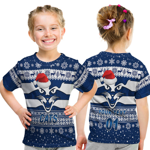custom-personalised-geelong-cats-t-shirt-kid-christmas-simple-style