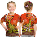 custom-personalised-aboriginal-art-kangaroo-t-shirt-kid-indigenous-unique-vibes-orange