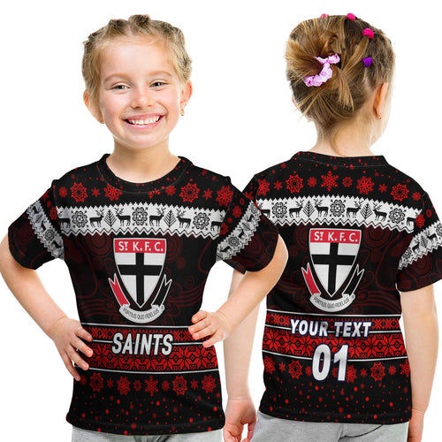 custom-personalised-st-kilda-saints-t-shirt-kid-christmas-simple-style