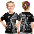 custom-personalised-new-zealand-haka-rugby-maori-t-shirt-kid-silver-fern-vibes-black