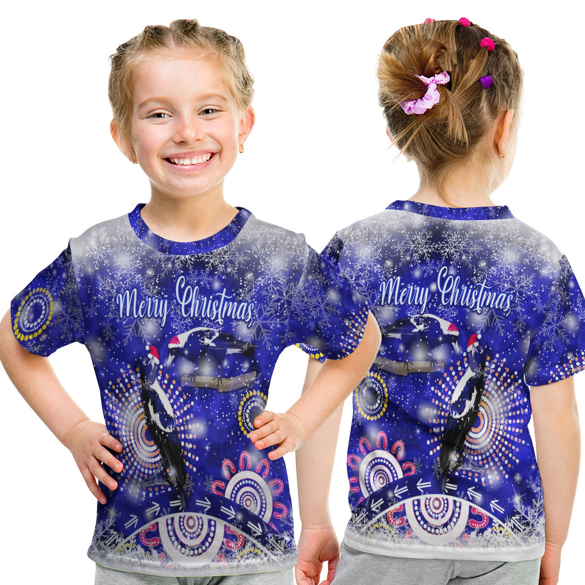 australian-magpies-christmas-t-shirt-kid-original-style-blue