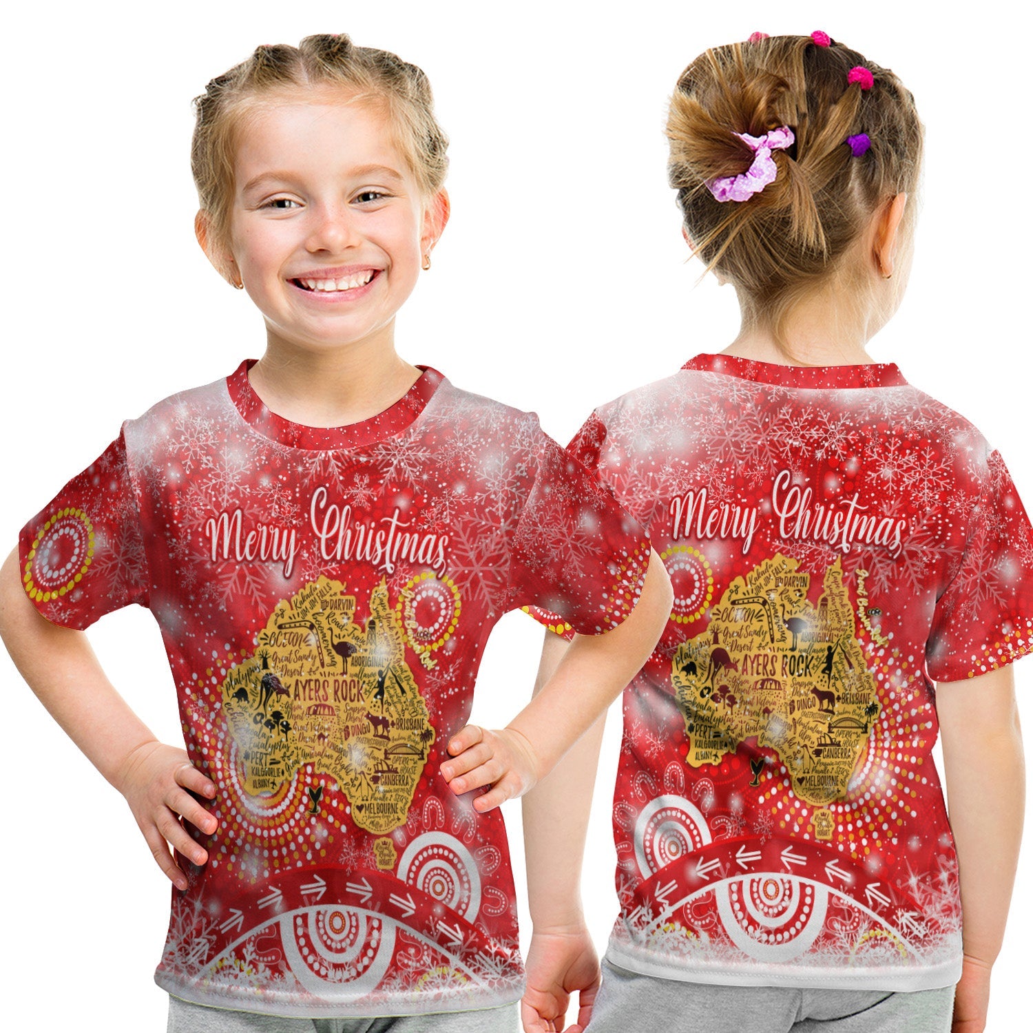 australia-map-christmas-t-shirt-kid-original-style-red