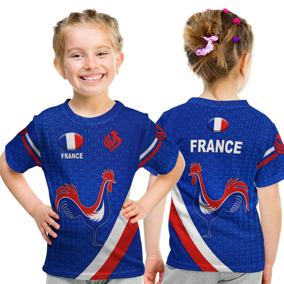 france-rugby-t-shirt-kid-rose-simple-style-blue