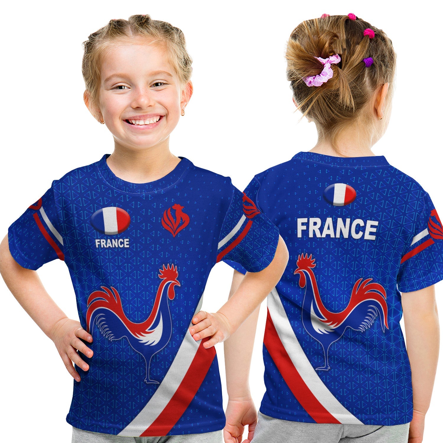 france-rugby-t-shirt-kid-rose-simple-style-blue