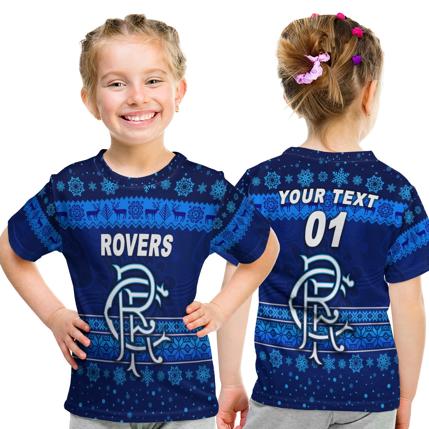 custom-personalised-rovers-football-club-t-shirt-kid-christmas-simple-style