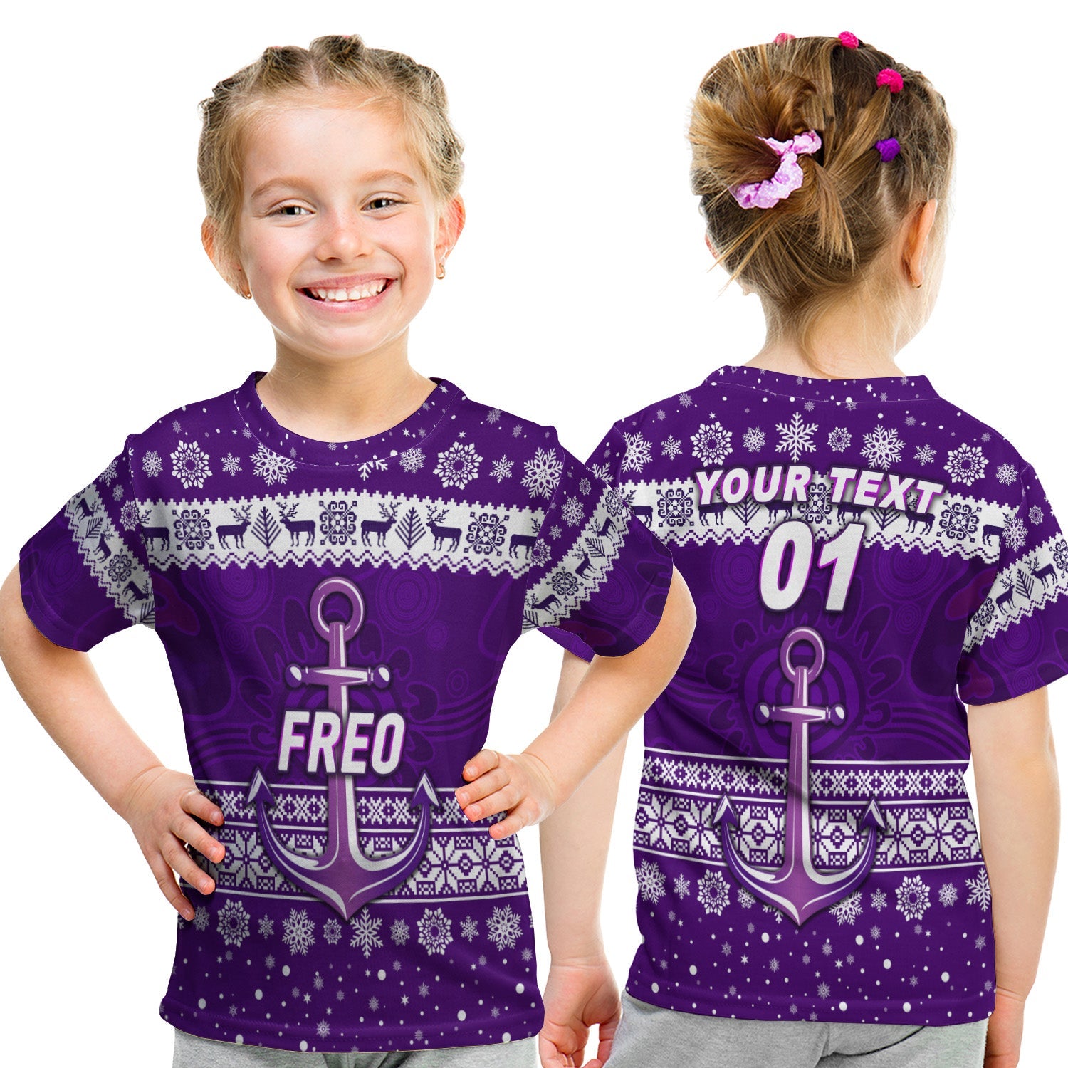 custom-personalised-fremantle-dockers-t-shirt-kid-freo-christmas-simple-style-white
