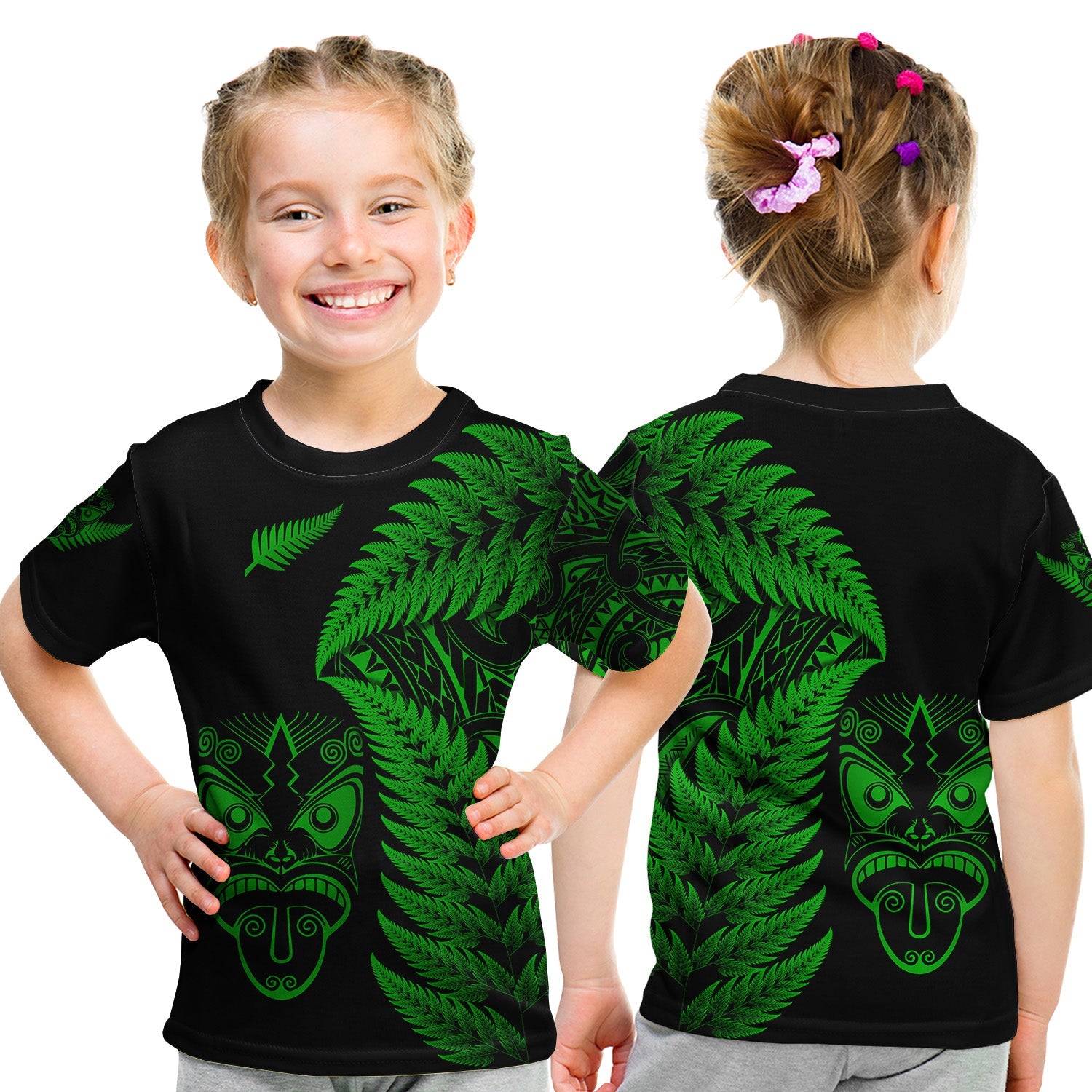 new-zealand-haka-rugby-maori-t-shirt-kid-silver-fern-vibes-green