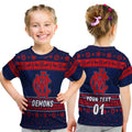 custom-personalised-melbourne-demons-t-shirt-kid-christmas-simple-style