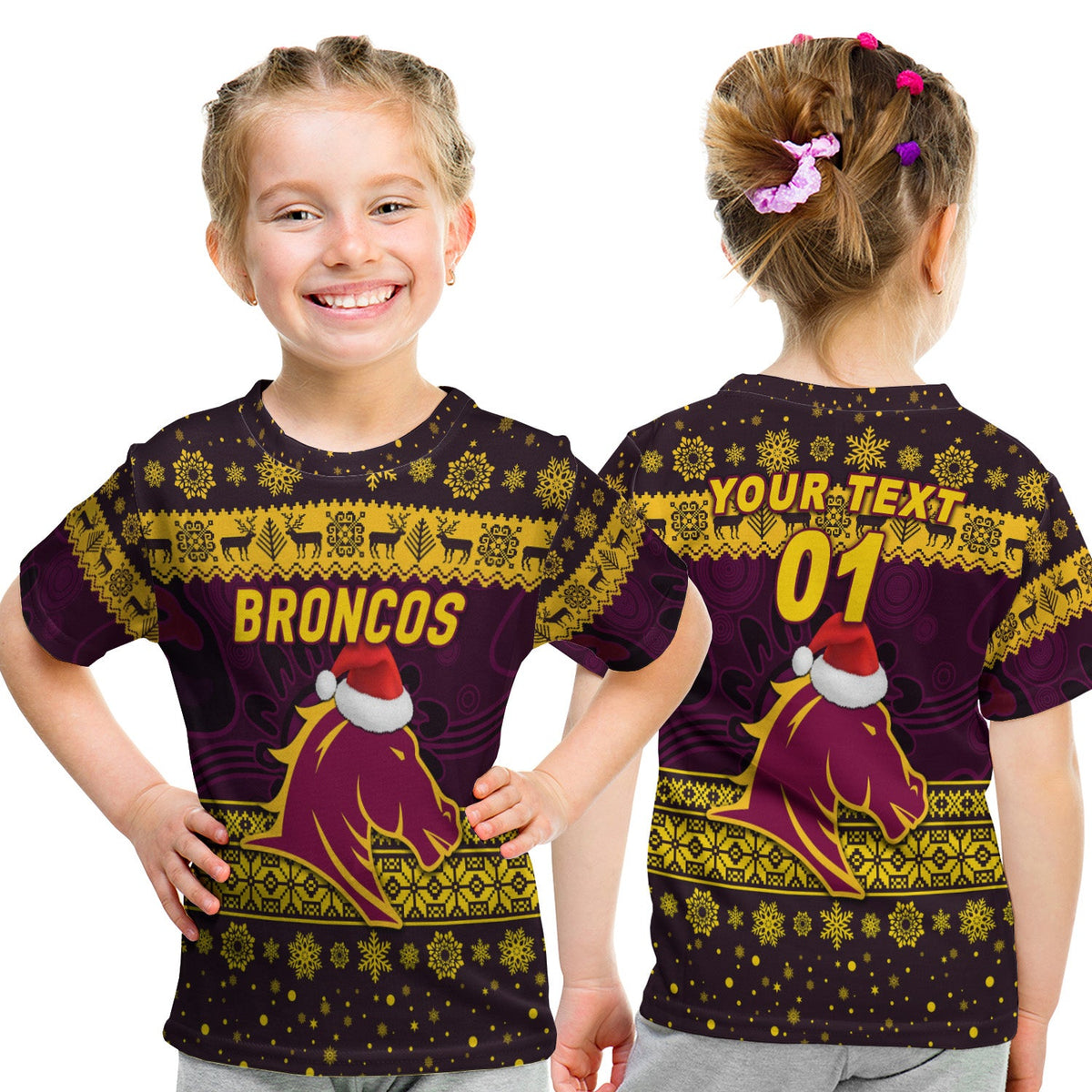 custom-personalised-brisbane-broncos-t-shirt-kid-christmas-simple-style-purple