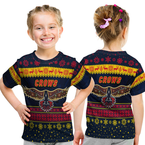 adelaide-crows-t-shirt-kid-christmas-simple-style