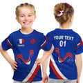 custom-personalised-france-rugby-t-shirt-kid-rose-simple-style-blue