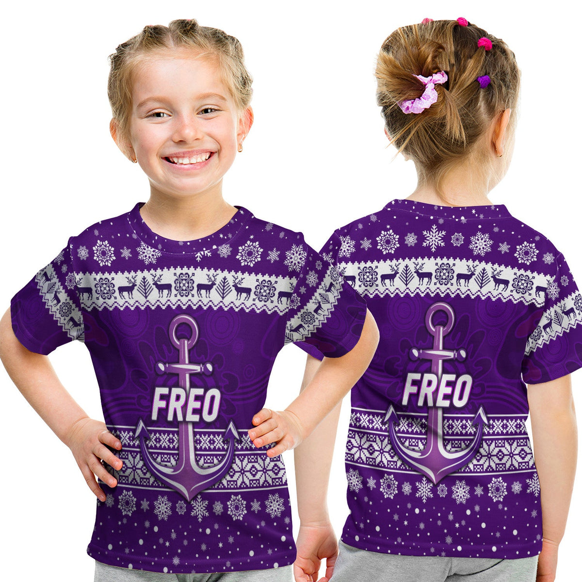 fremantle-dockers-t-shirt-kid-freo-christmas-simple-style-white