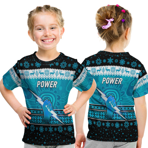 port-adelaide-power-t-shirt-kid-christmas-simple-style