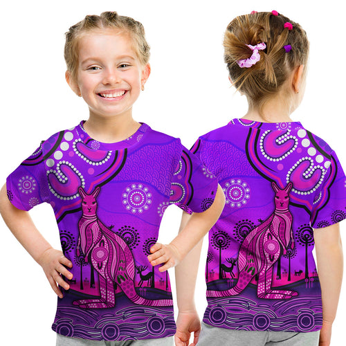 aboriginal-art-kangaroo-t-shirt-kid-indigenous-unique-vibes-purple