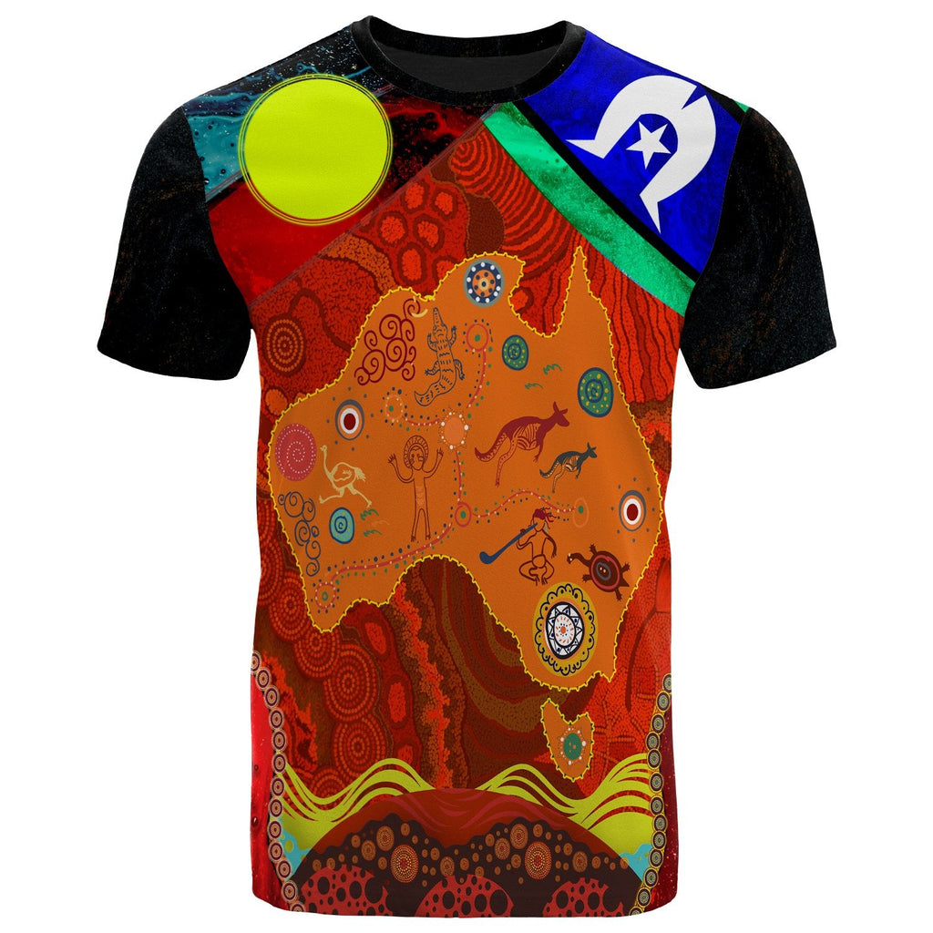 1saustralia-aboriginal-t-shirt-naidoc-week-2020-version-red