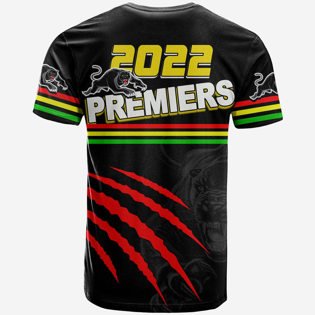 Panthers Rugby T Shirt Premiers 2022 Black Vibe LT6