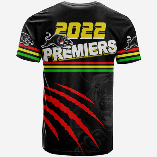 Panthers Rugby T Shirt Premiers 2022 Black Vibe LT6