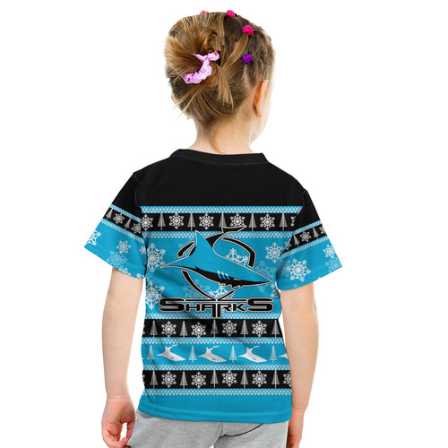 cronulla-sutherland-sharks-t-shirt-kid-christmas-2021