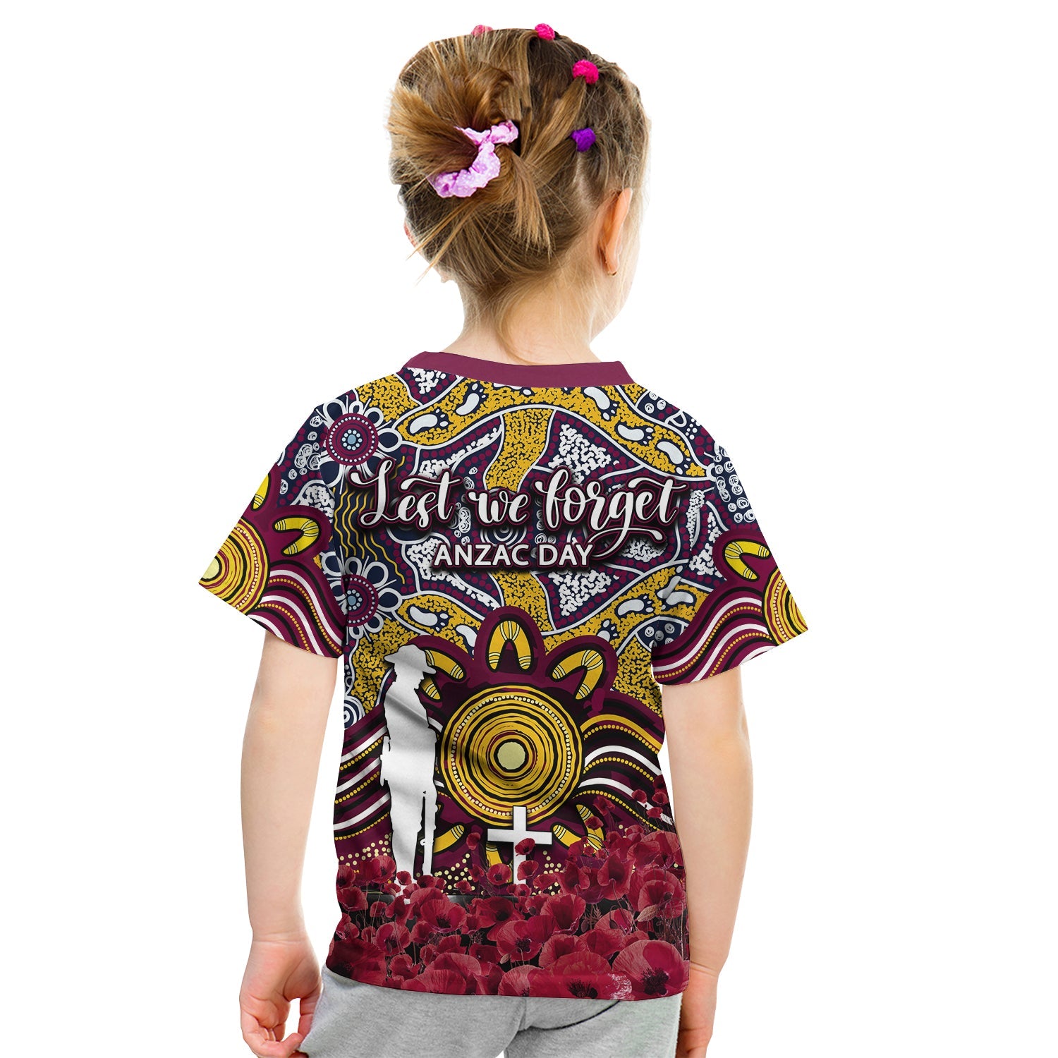 brisbane-broncos-t-shirt-kid-anzac-day-poppy-flowers-with-aboriginal