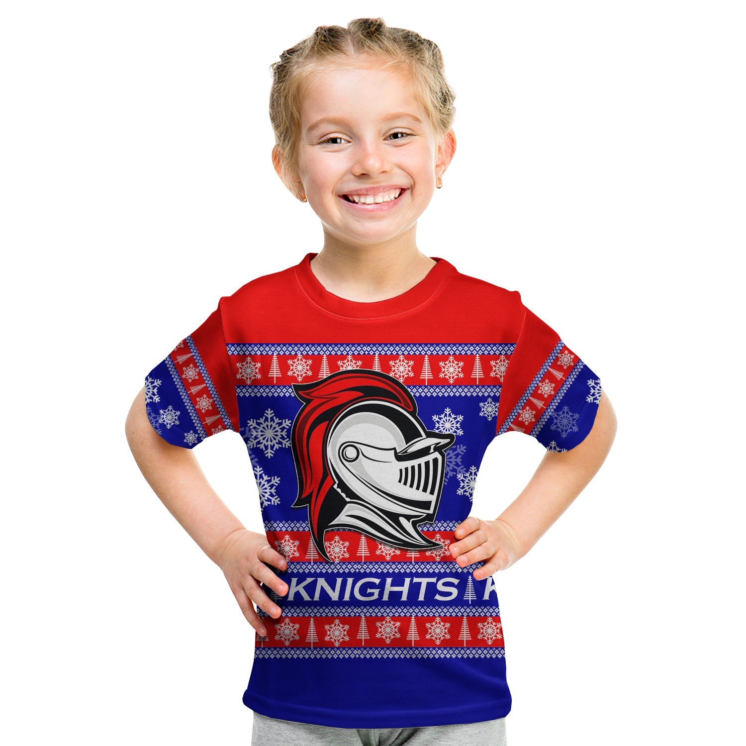 newcastle-knights-t-shirt-kid-christmas-2021
