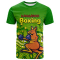 (Custom Personalised) Kangaroo Boxing T Shirt Aboriginal