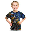 Aboriginal Lizard Tribal T shirt KID LT6