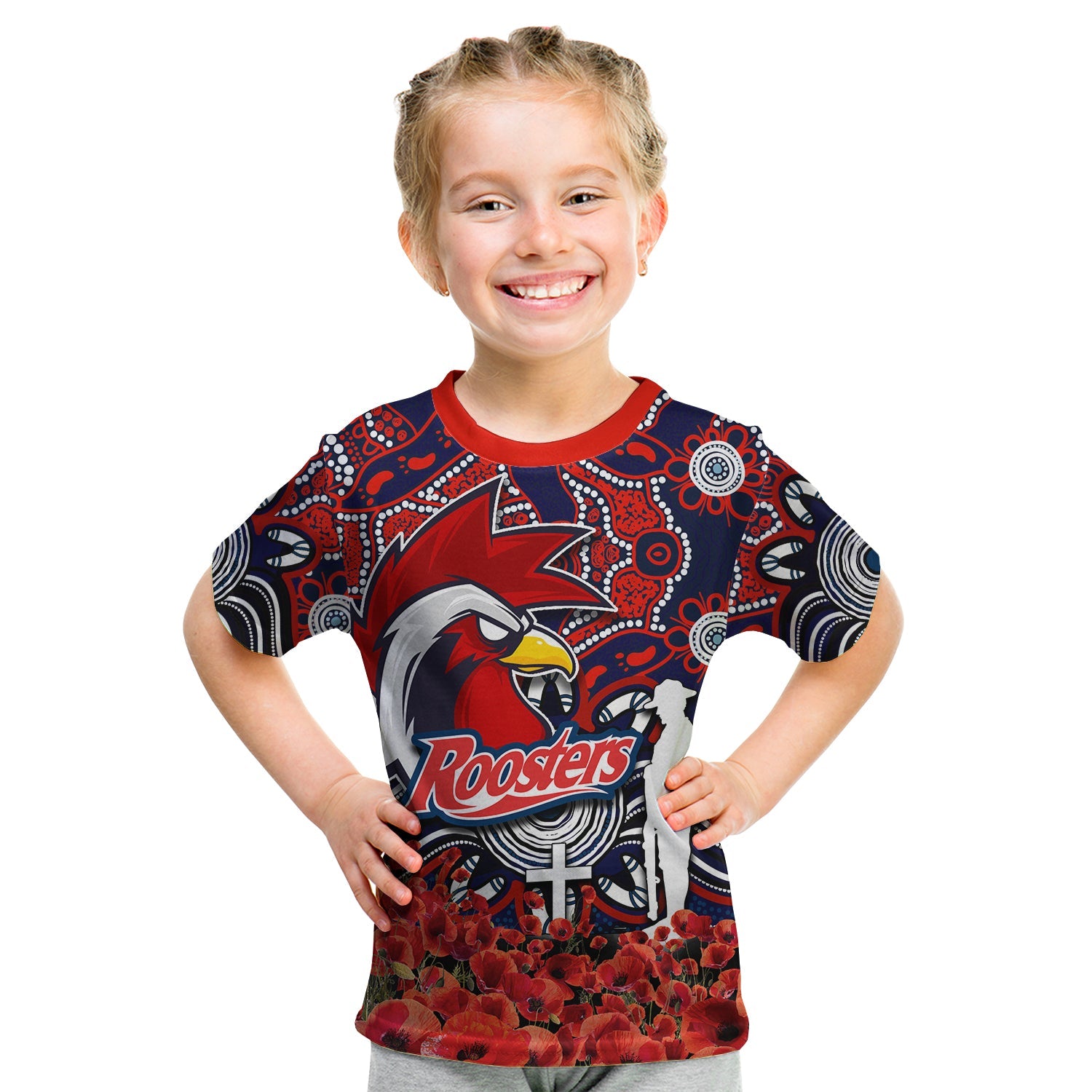 roosters-t-shirt-kid-anzac-day-poppy-flowers-with-aboriginal