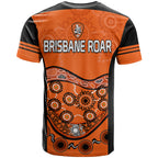 Brisbane Roar Soccer T Shirt Aboriginal LT9