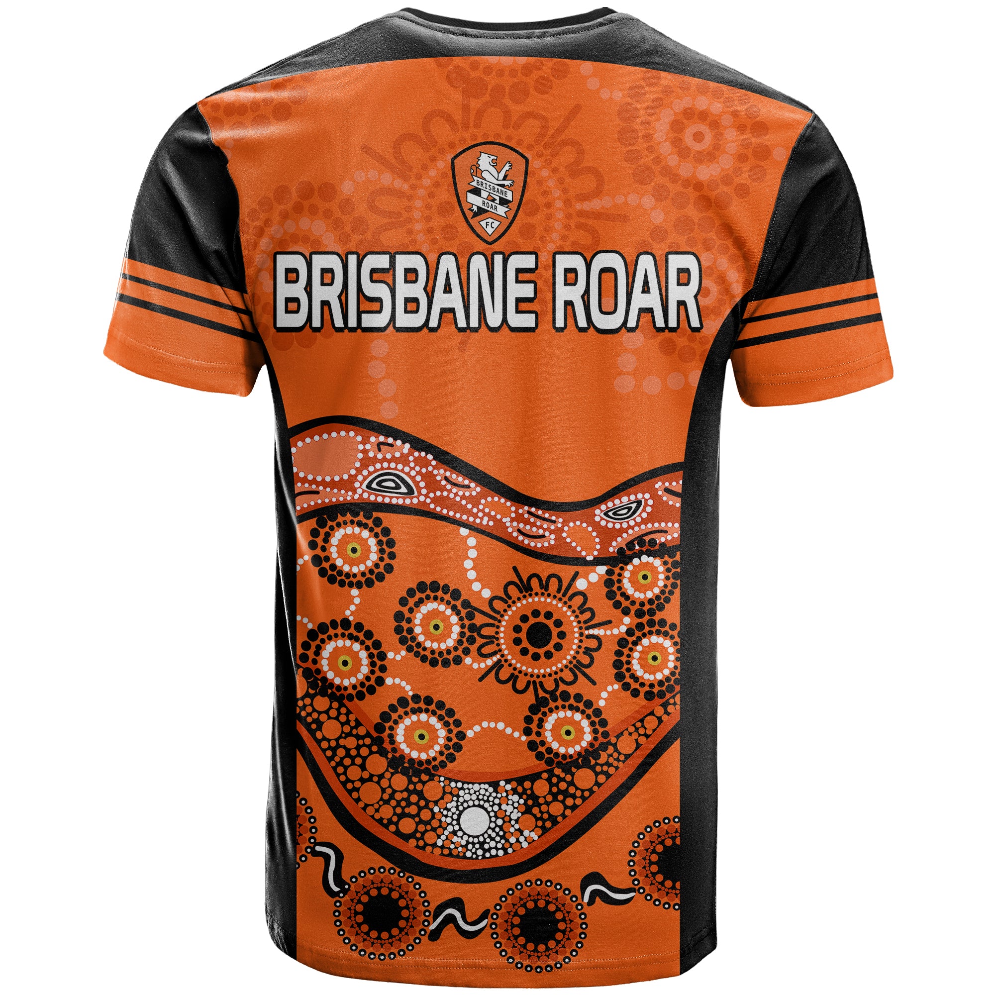 Brisbane Roar Soccer T Shirt Aboriginal LT9