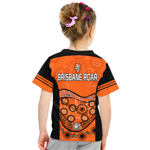 Brisbane Roar Soccer T Shirt Aboriginal LT9