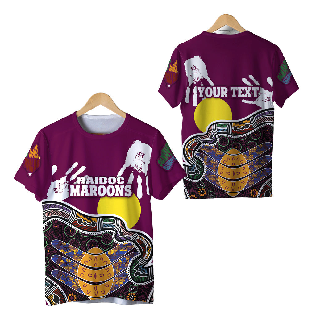 custom-personalised-queensland-naidoc-week-t-shirt-maroons-aboriginal-style