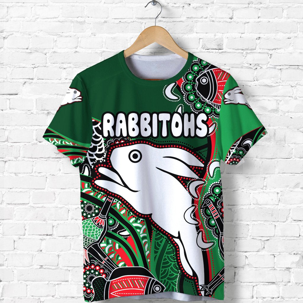 custom-personalised-rabbitohs-t-shirt-indigenous-survival-world