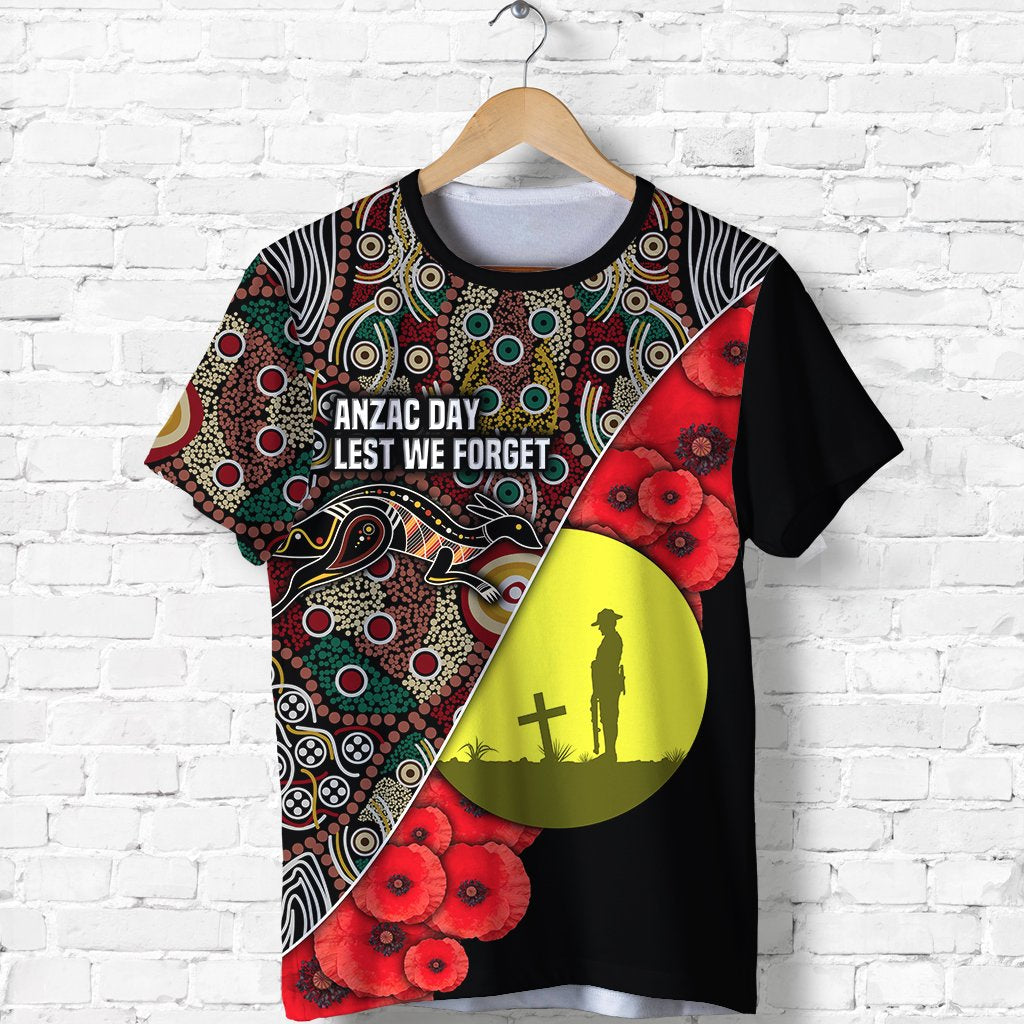 custom-personalised-australian-anzac-day-t-shirt-aboriginal-flag-style
