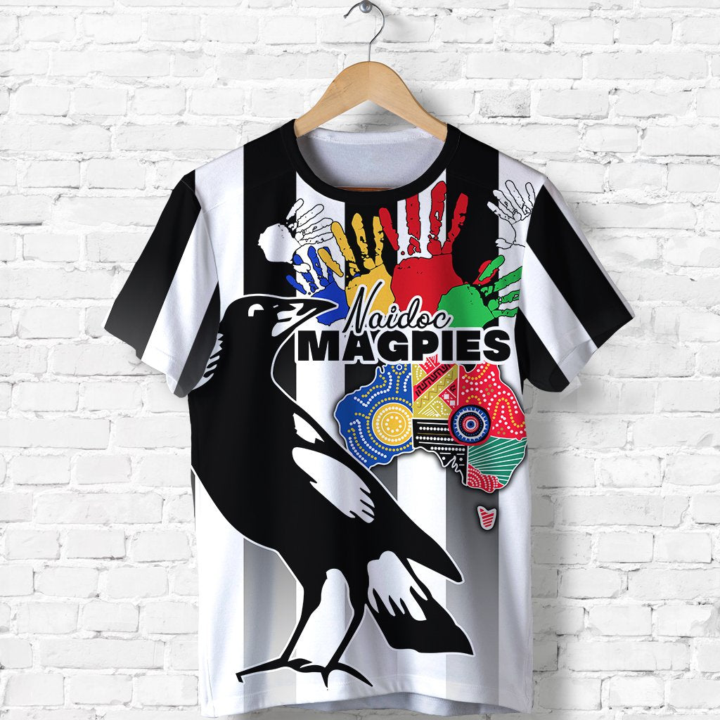 custom-personalised-magpies-naidoc-week-t-shirt-collingwood-sport-map-style