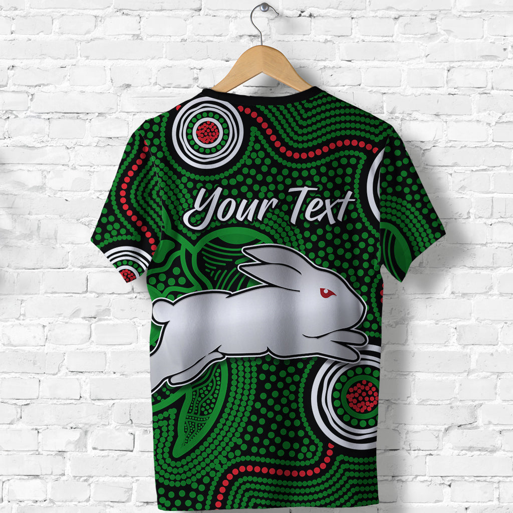 custom-personalised-rabbitohs-indigenous-t-shirt-simple-green