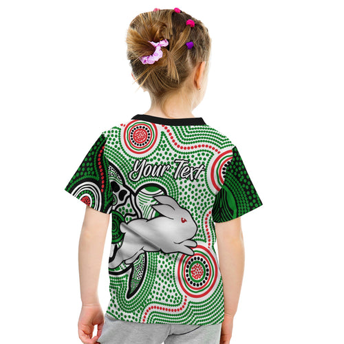 custom-personalised-rabbitohs-indigenous-t-shirt-kid-simple-white